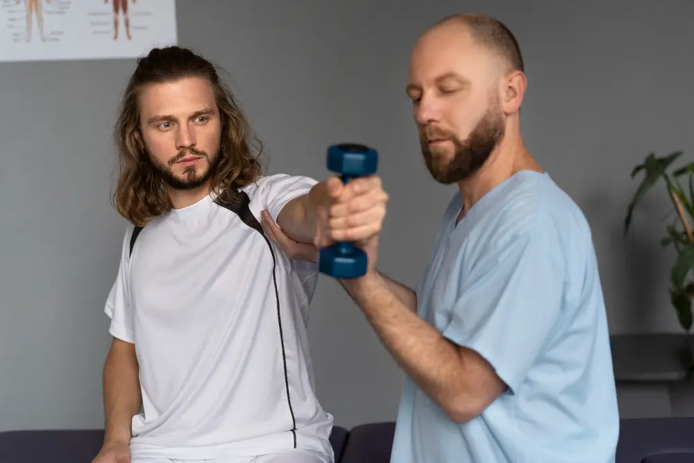 помощь при реабилитации после переломов плеча